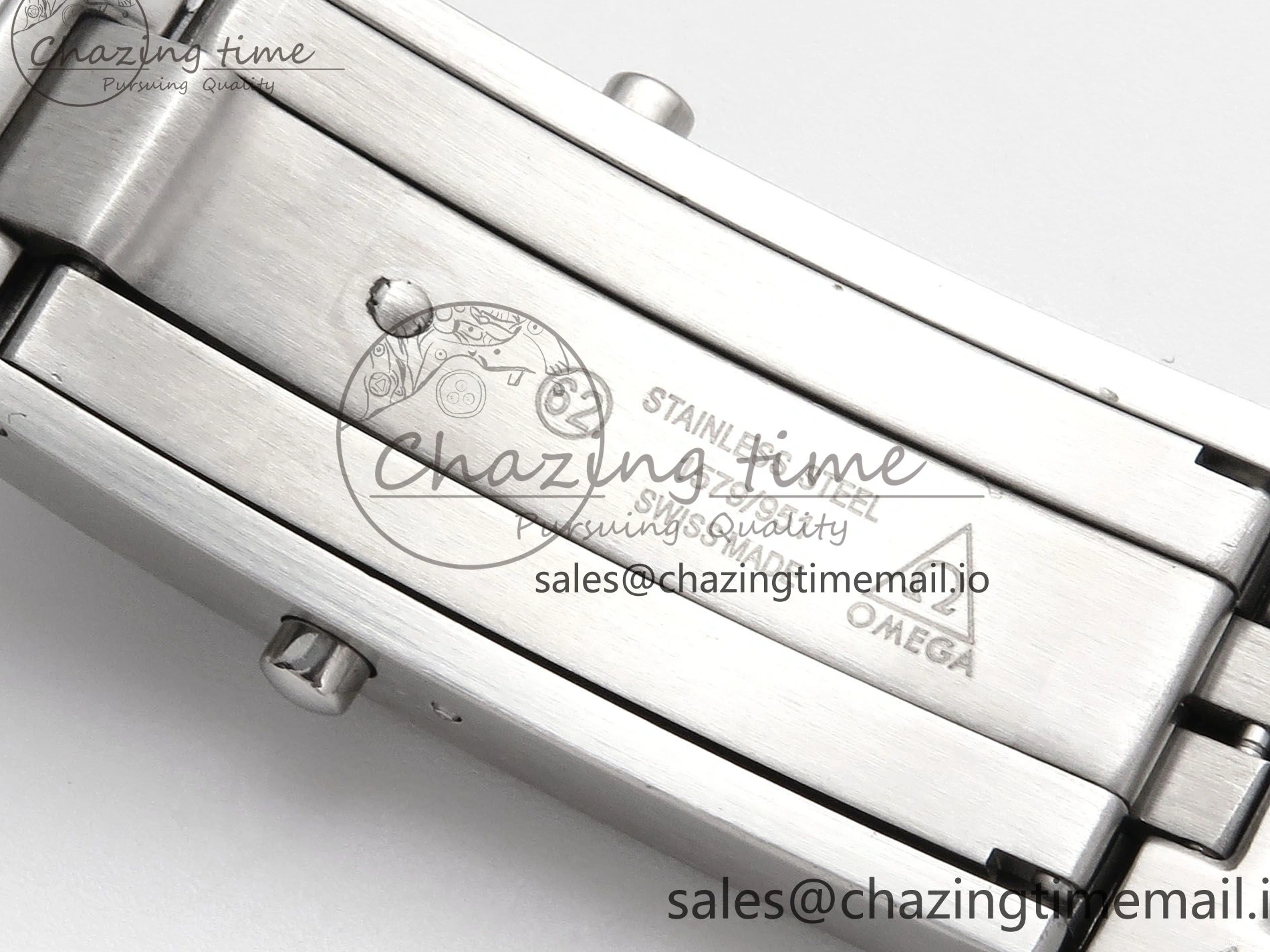 0405 Seamaster “LMPO” OMF 1:1 Best Edition Black Dial on SS Bracelet A Tailored 7703